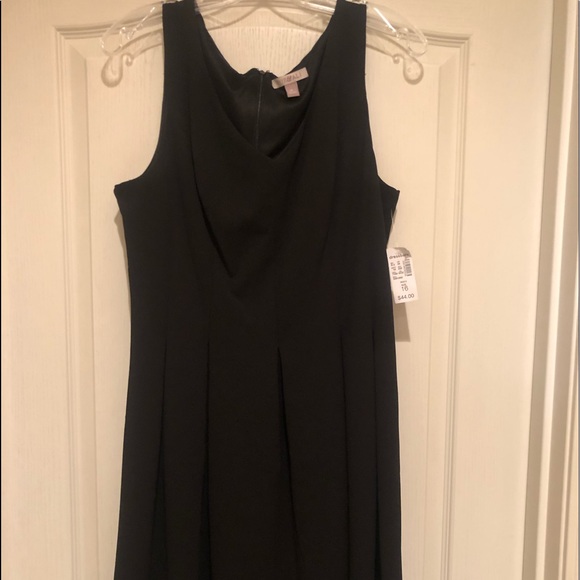 Black Pleated Dress - Picture 1 of 8